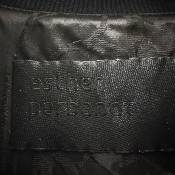 Esther Perbrandt Bomber Jacket in Black size Small - Picture 9 of 16